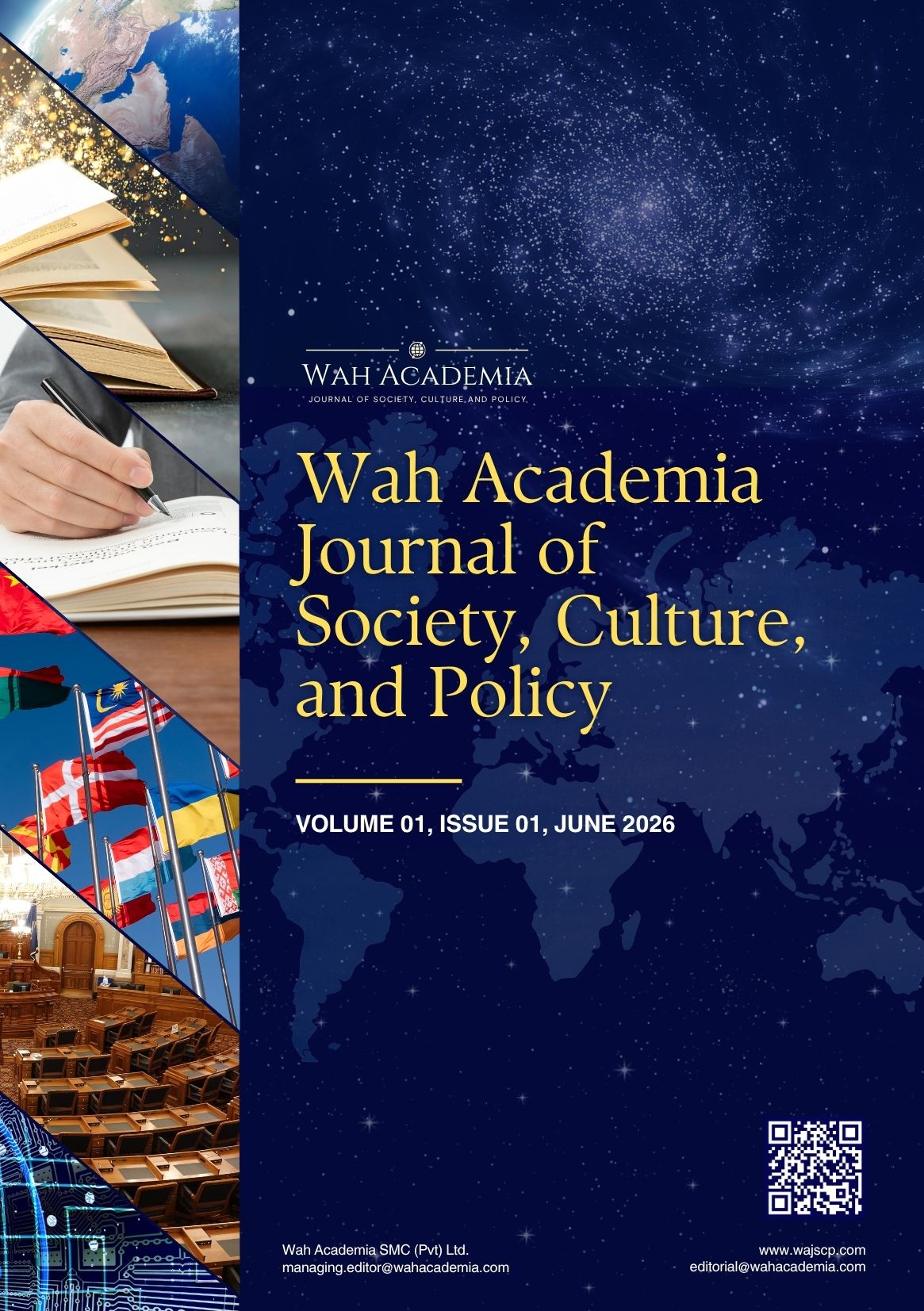 					View Vol. 1 No. 1 (2026): Wah Academia Journal of Society, Culture and Policy
				