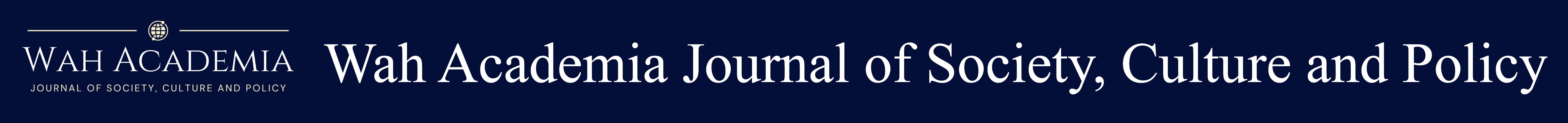 Wah Academia Journal of Society, Culture and Policy